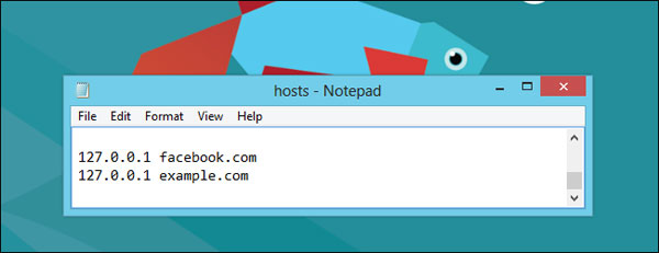 Cách chặn trang Web bất kỳ bằng File Hosts trên Windows 10