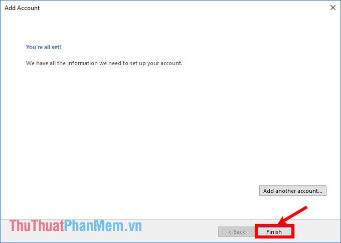 Thêm tài khoản Gmail vào Outlook 2013, 2016 – Cấu hình Gmail với Outlook