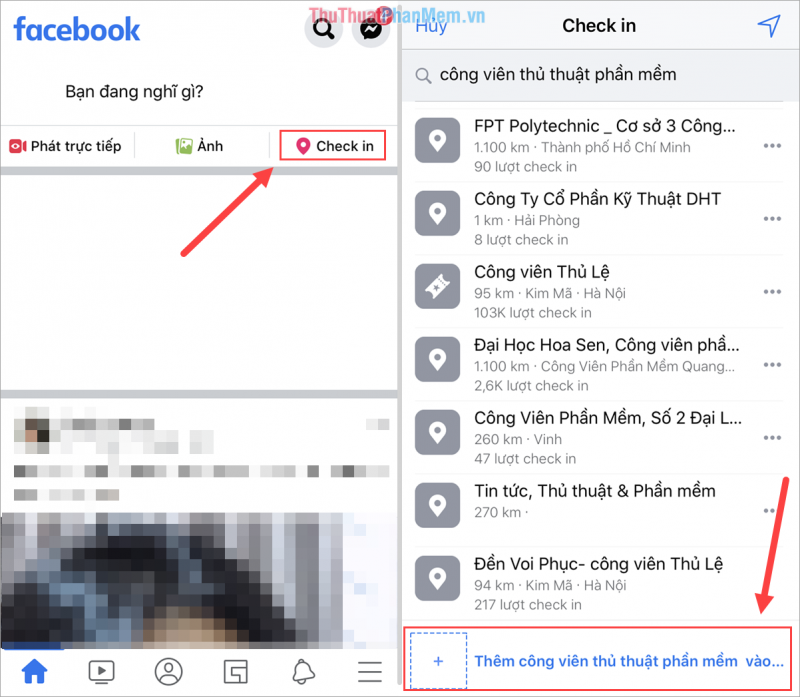 tạo địa điểm check in trên facebook bằng máy tính