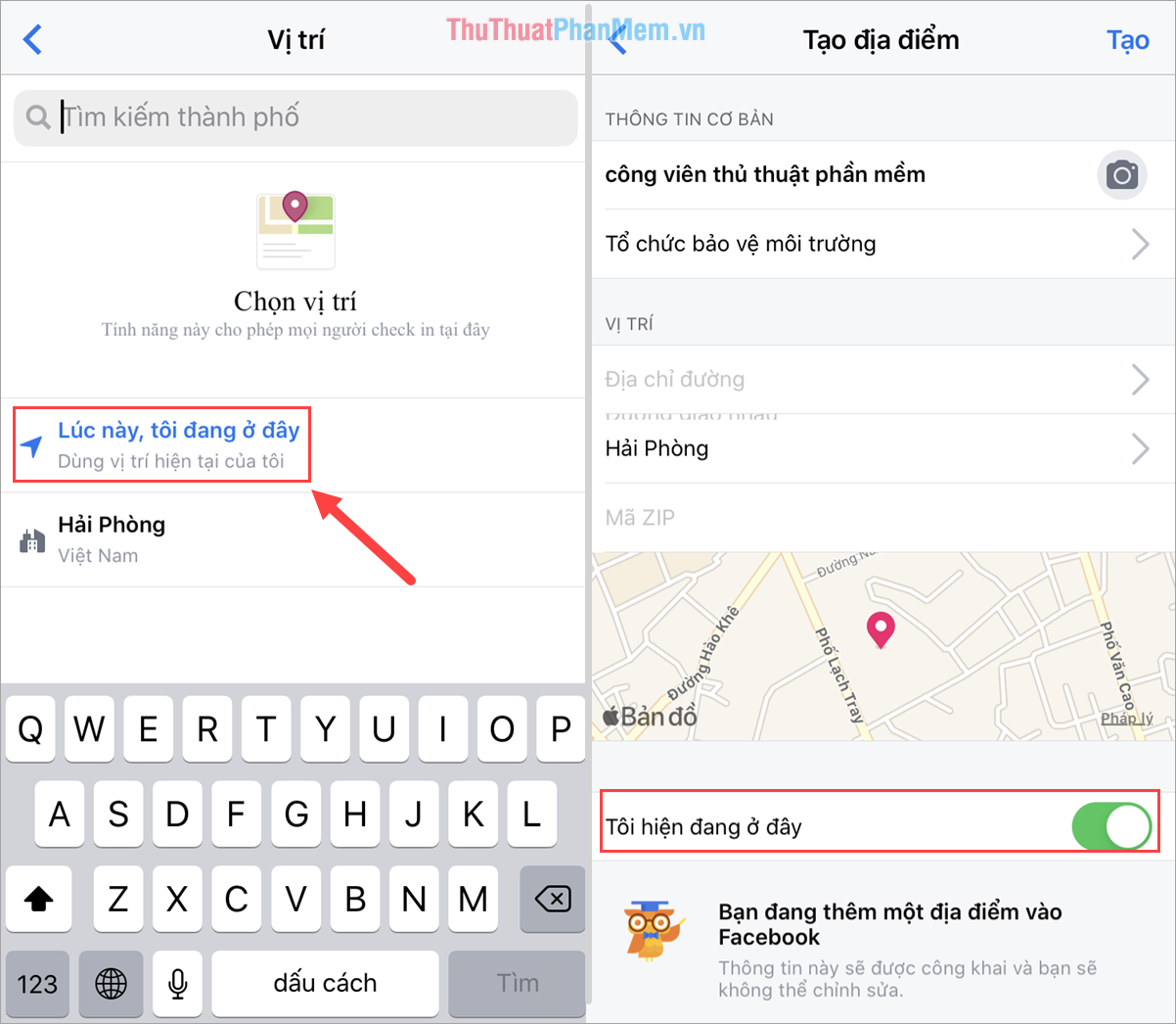 Cách tạo địa điểm trên Facebook