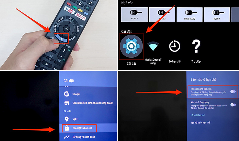 7 cách tải ứng dụng trên tivi Sony chi tiết với nhiều phiên bản