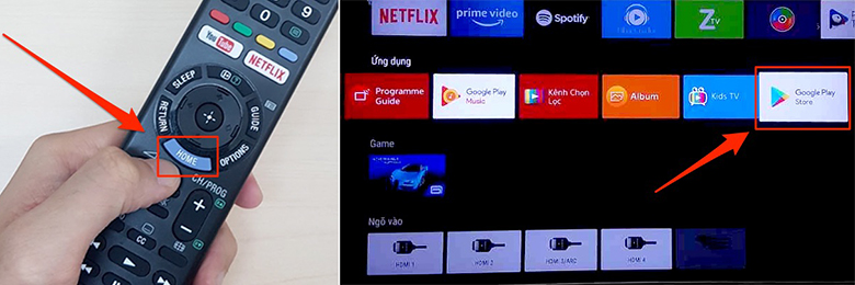 7 cách tải ứng dụng trên tivi Sony chi tiết với nhiều phiên bản
