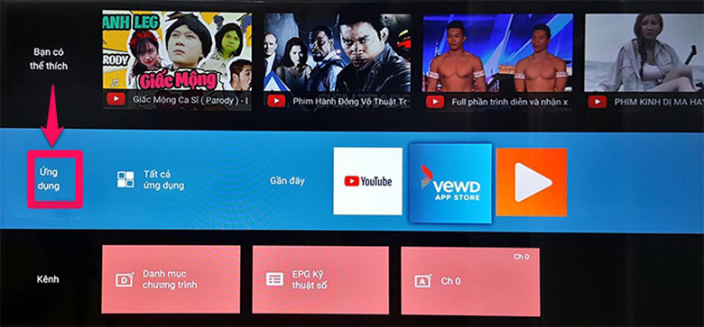 7 cách tải ứng dụng trên tivi Sony chi tiết với nhiều phiên bản