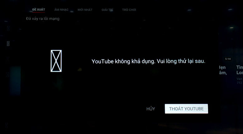 Tìm hiểu cách khắc phục lỗi tivi Sony không vào được Youtube