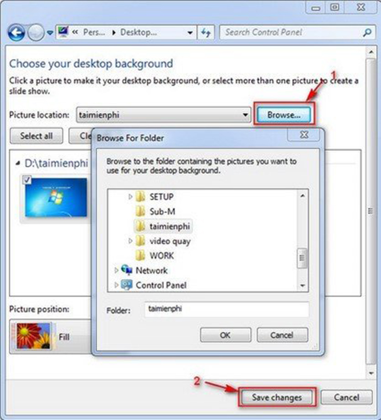 Cách đổi hình nền laptop và máy tính bạn không nên bỏ lỡ