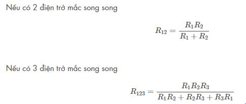Công thức tính điện trở