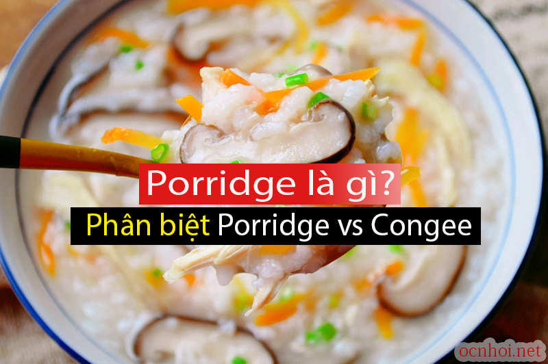 Cháo tiếng anh là gì (congee & porridge) ✅Tên các loại cháo