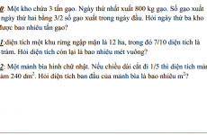 bảng đơn vị đo độ dài và khối lượng