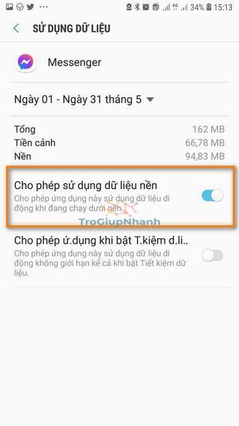 Khắc phục lỗi Messsenger không có kết nối mạng
