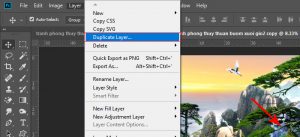 Nhân đôi hình ảnh trong photoshop - Cách nhân bản đối tượng đơn giản