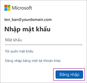 Thiết lập tài khoản Outlook trong ứng dụng thư của iOS