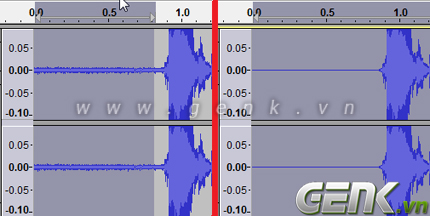 Loại bỏ tiếng ồn bằng Audacity