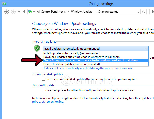 Kiểm tra Windows cập nhật Cách cài Microsoft NET Framework 4.5 full cho Windows 7, 8 bằng Windows Update