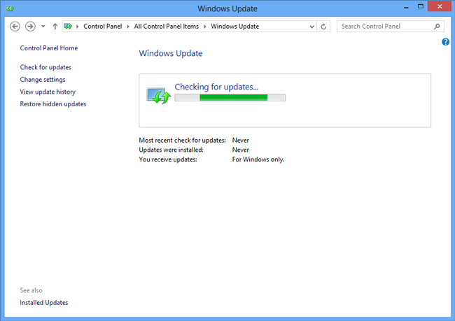 Windows kiểm tra các gói cập nhật Cách cài Microsoft NET Framework 4.5 full cho Windows 7, 8 bằng Windows Update