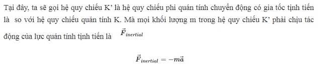 Quán tính là gì? Lực quán tính trong các hệ quy chiếu