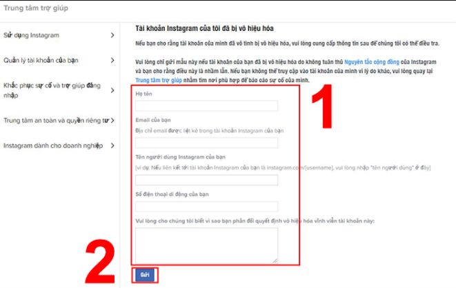 Hướng dẫn cách lấy lại tài khoản Instagram bị hack, bị vô hiệu hóa