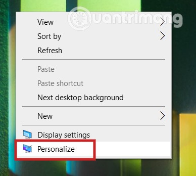 Hướng dẫn đổi hình nền cho Windows