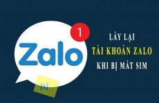 cách lấy lại mật khẩu zalo khi mất sim