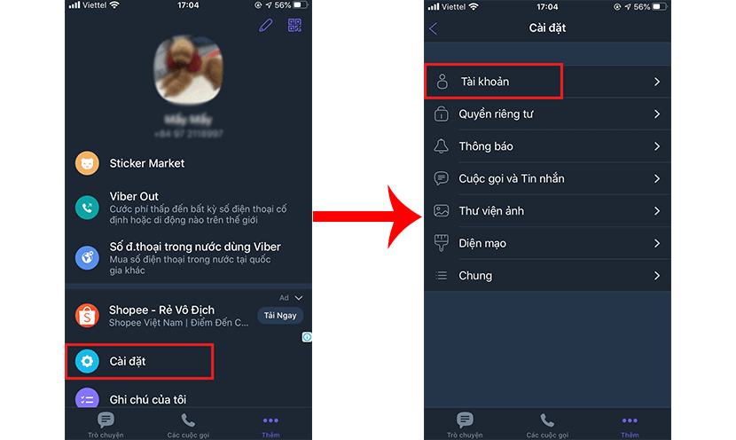 Đăng Nhập Viber Bằng Số Điện Thoại Khác, Hướng Dẫn Đổi Số Điện Thoại Trên Viber