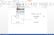 vẽ nét đứt trong word 2007