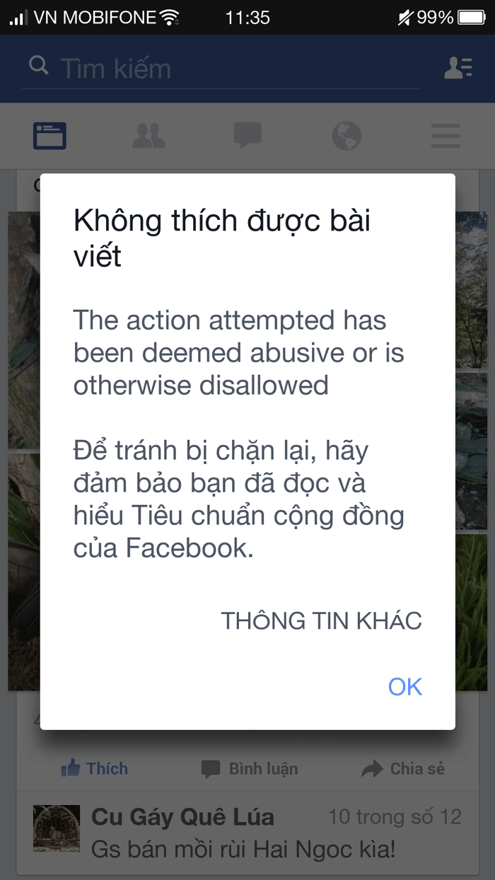 Tại Sao Không Bình Luận Được Trên Facebook ? Tại Sao Không Like Và Comment Được Trên Facebook