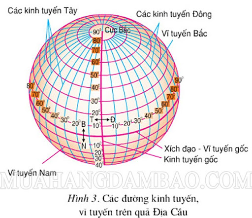 kinh tuyến là gì