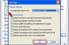 cách chỉnh word 2010 về mặc định