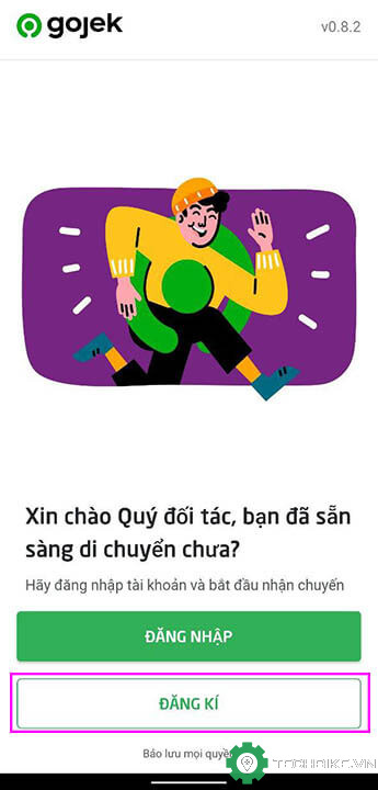 Hướng dẫn quy trình đăng ký làm tài xế xe ôm Gojek (online)