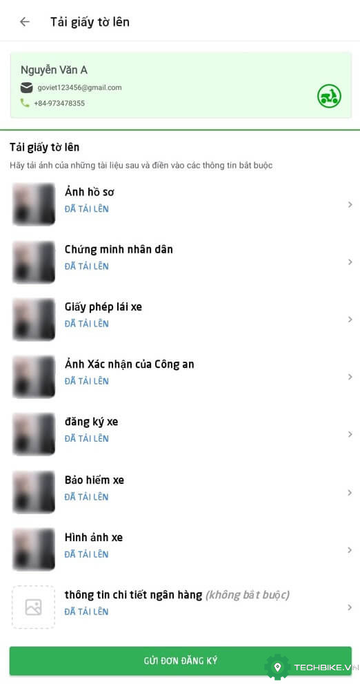 Hướng dẫn quy trình đăng ký làm tài xế xe ôm Gojek (online)
