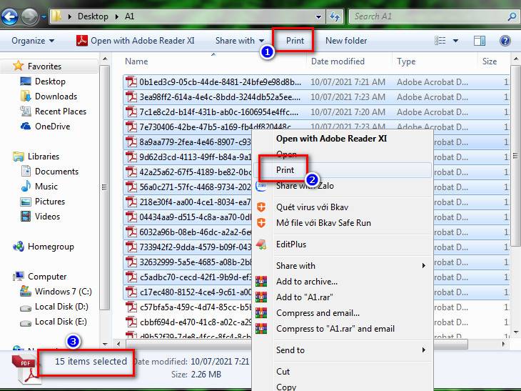 02 cách in nhiều file pdf cùng lúc, in đồng loạt nhiều file PDF cùng lúc
