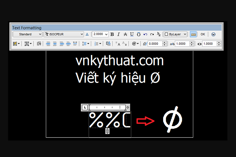 Ký hiệu phi là gì? Cách viết ký hiệu phi (Ø) Word, Excel, Cad - Báo Hay