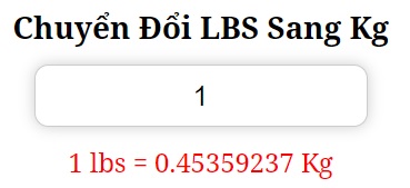 LBS là gì? Pound là gì? Cách chuyển đổi