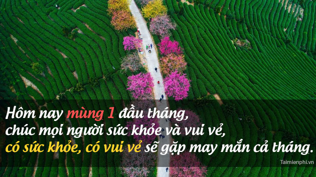 lời chúc mùng 1 đầu tháng