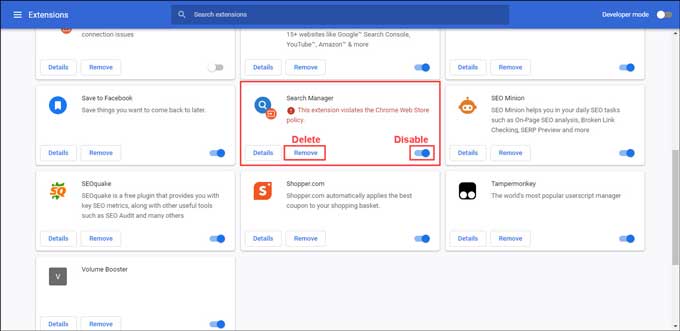 How to remove Yahoo Search from Chrome? - MalwareFox