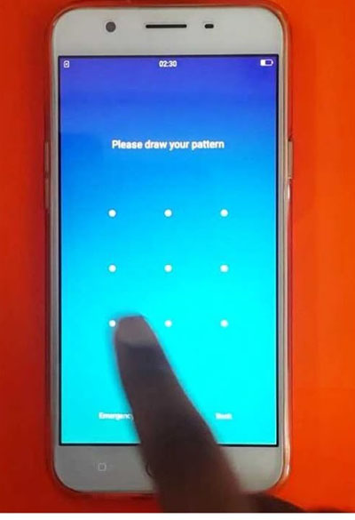 Thực hiện 3 cách sau mở được ngay OPPO F1s khóa mật khẩu