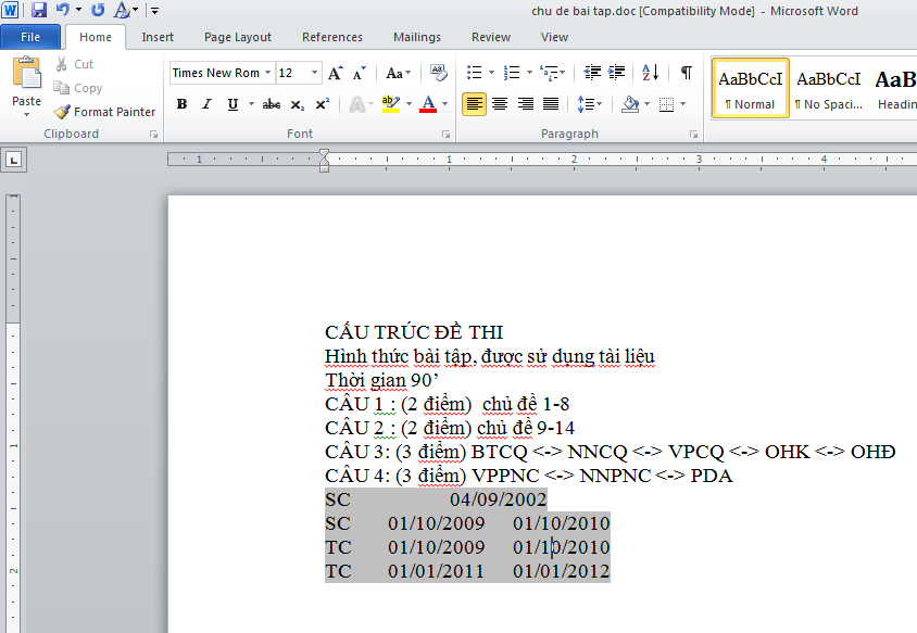 Tạo liên kết dữ liệu tự động giữa Word & Excel 2010