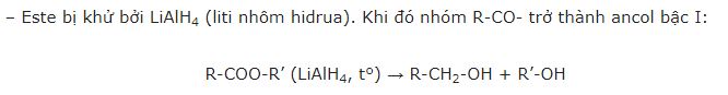 Este là gì? tính chất hóa học, ứng dụng và điều chế Este