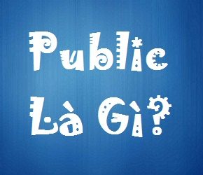 Public là gì? Public trên facebook có nghĩa là gì
