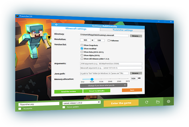 TLauncher – Download Minecraft Launcher