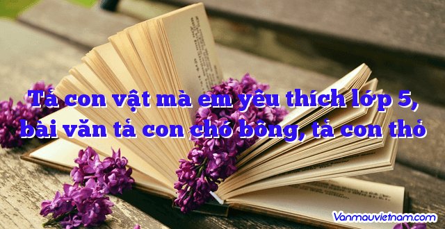 văn tả con chó lớp 5