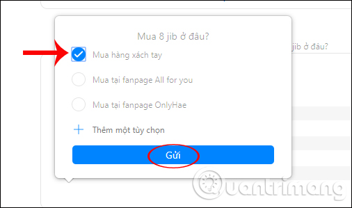 Cách tạo bảng khảo sát bình chọn trong Messenger