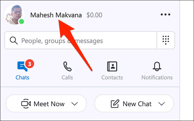 Cách thay tên Skype, đổi tên hiển thị trên Skype