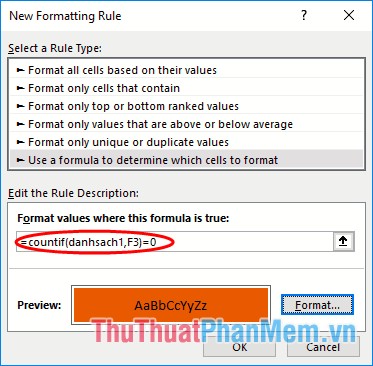 Hàm so sánh trong Excel