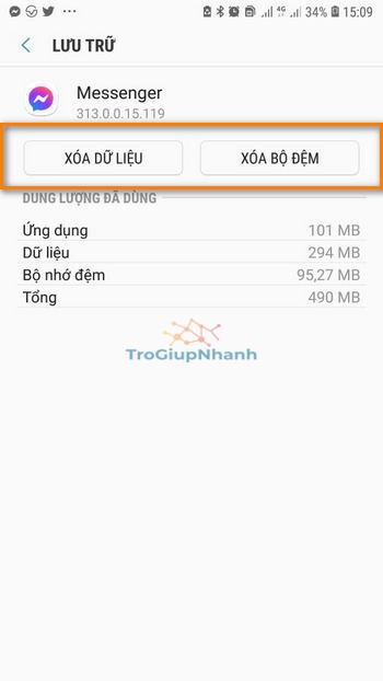 Khắc phục lỗi Messsenger không có kết nối mạng